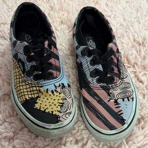Nightmare before Christmas Sally Vans Black and Pink girls size 1